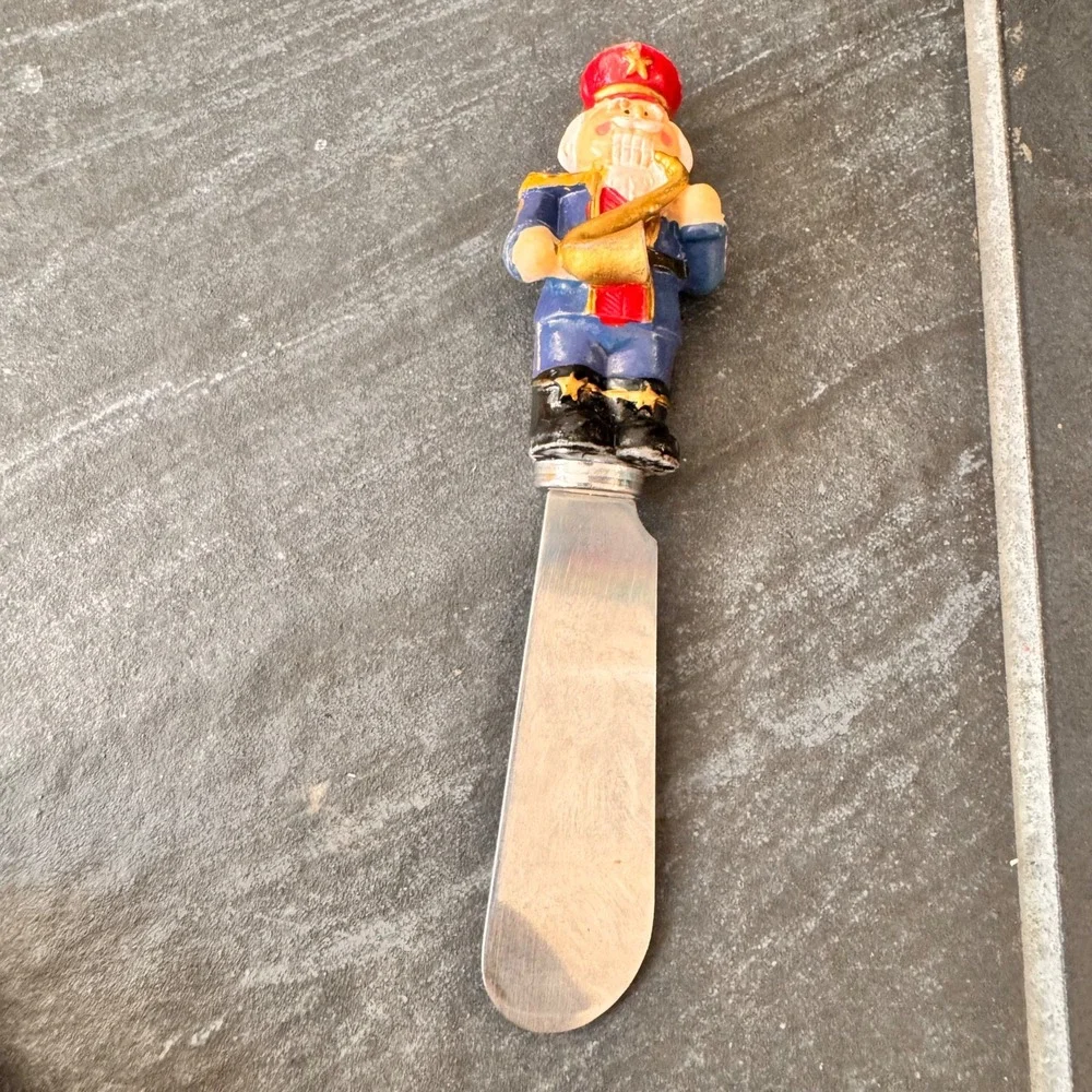 Nutcracker Musician Spreader Knife Christmas Holiday Festive Kitchen Serving‎